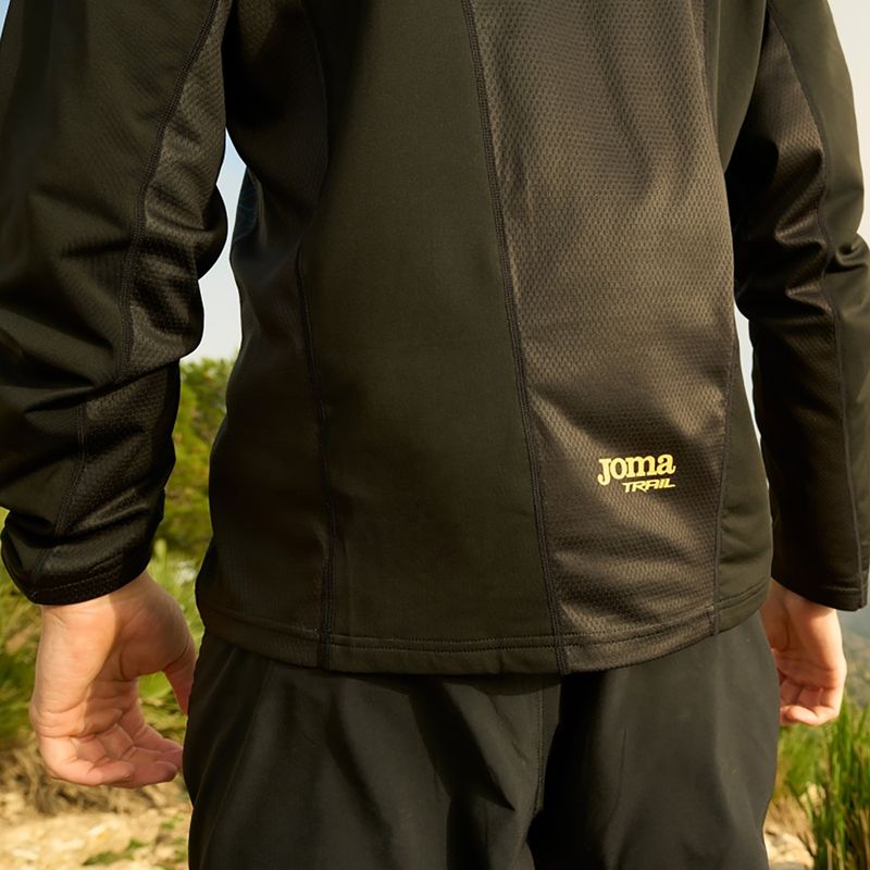 Férfi Joma R-Nature futó hosszú ujjú fekete 9