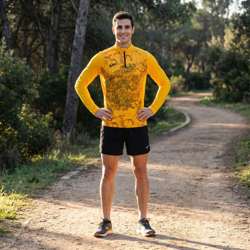 Férfi Joma R-Nature arany futó hosszú ujjú ruha 10
