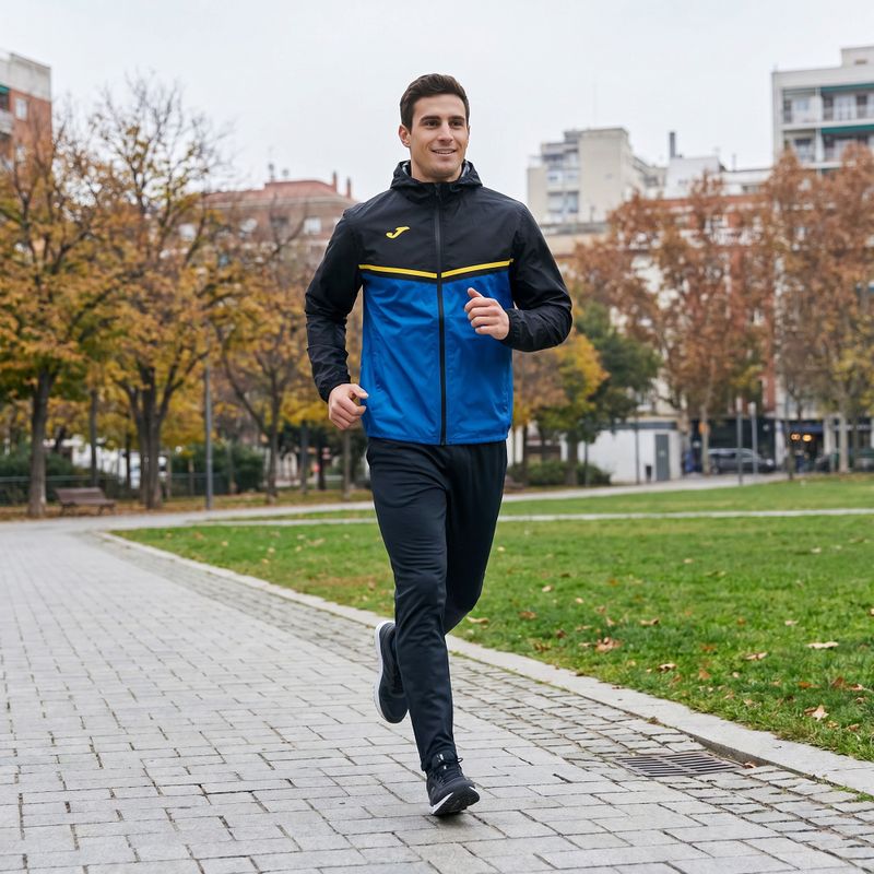 Férfi Joma R-Nature futódzseki fekete 12