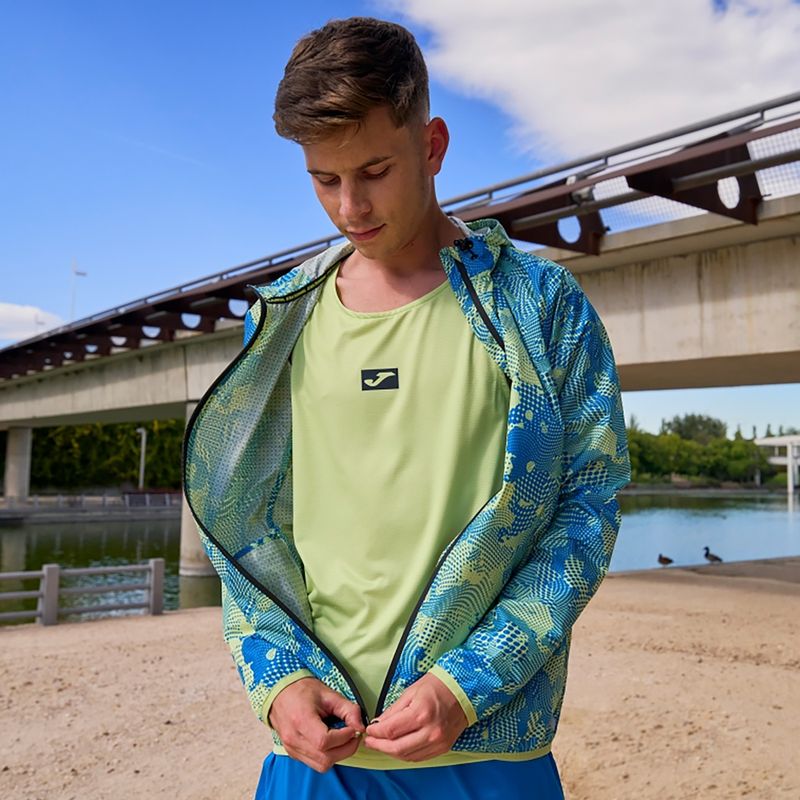 Férfi Joma R-City esőkabát lime futókabát 9