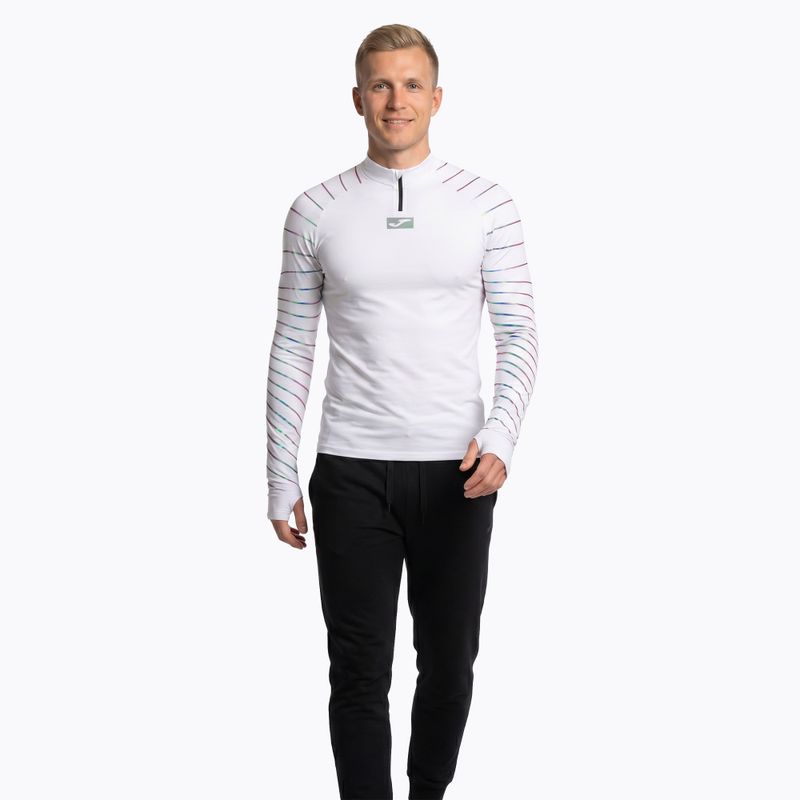 Férfi Joma R-Night futó hosszú ujjú fehér 2