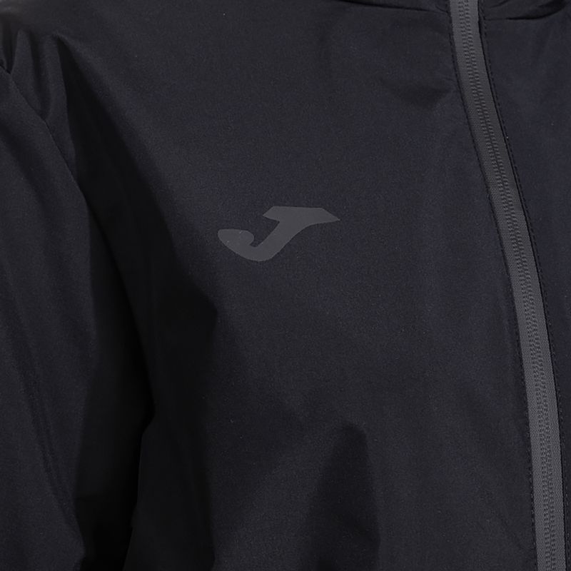 Női futókabát Joma R-Night esőkabát fekete 5
