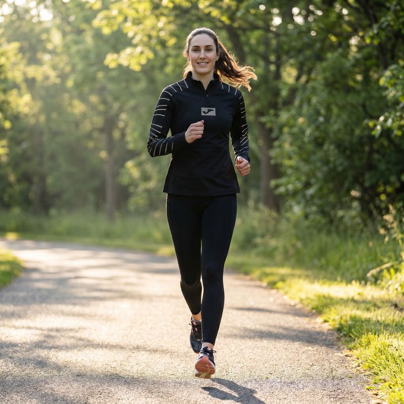 Női Joma R-Night futó melegítőfelső fekete 13