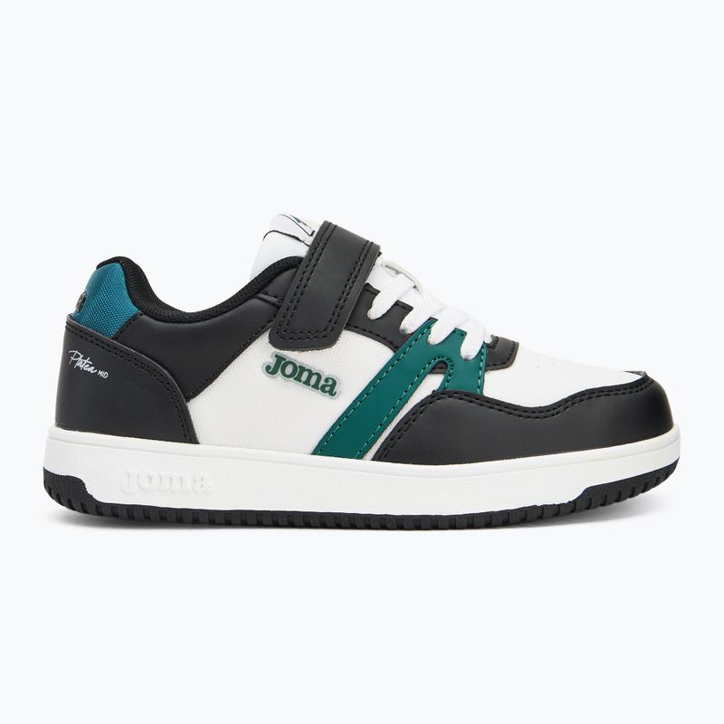Joma Platea Low Jr gyermek cipő fehér/zöld 2