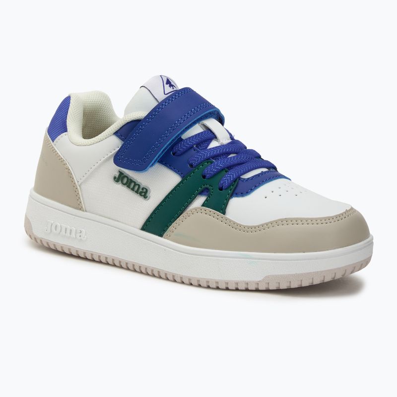 Joma Platea Low Jr gyermek cipő fehér/bézs színben