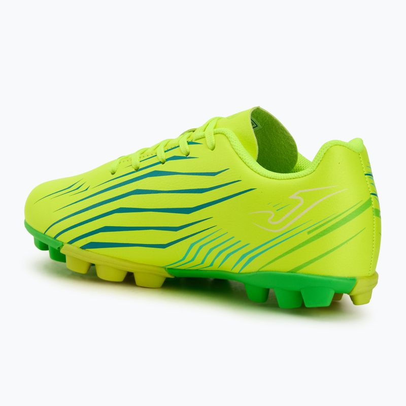 Joma Propulsion Jr HG fluor citromsárga gyermek focicipő 3