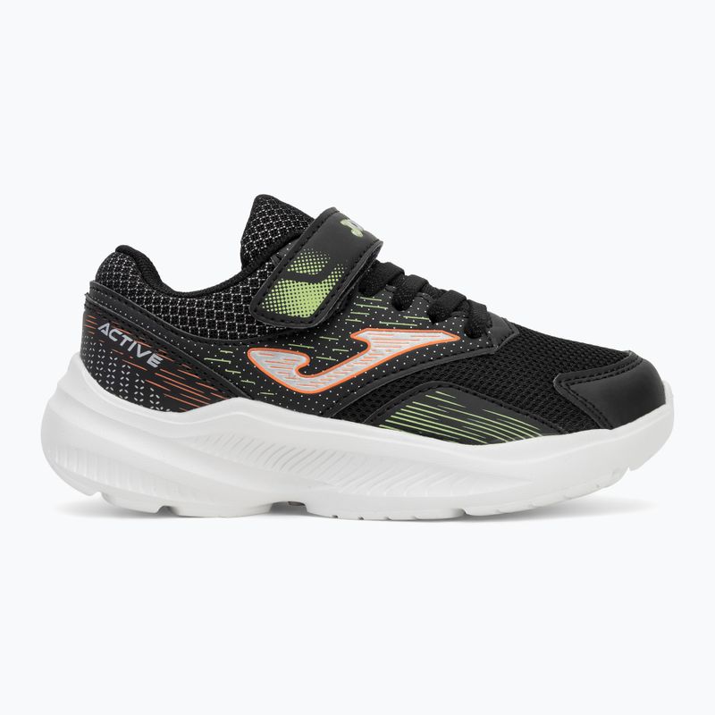 Joma Active Jr gyermek cipő fekete/citromsárga 2