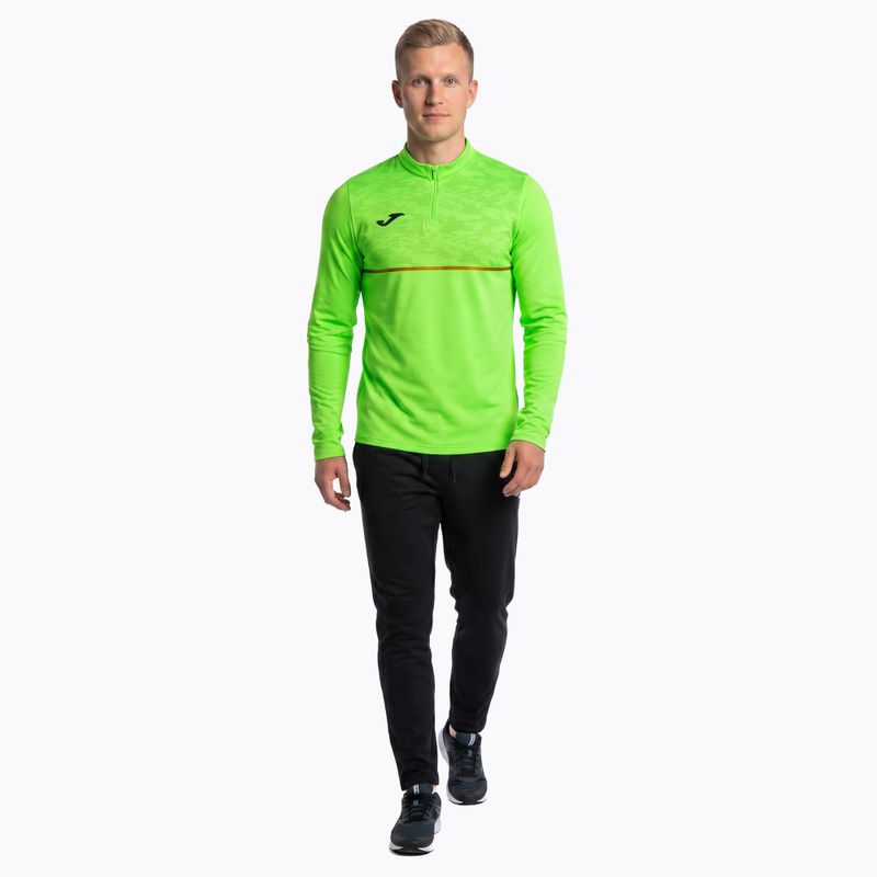 Férfi Joma Record III fluor zöld futó melegítőfelső 2