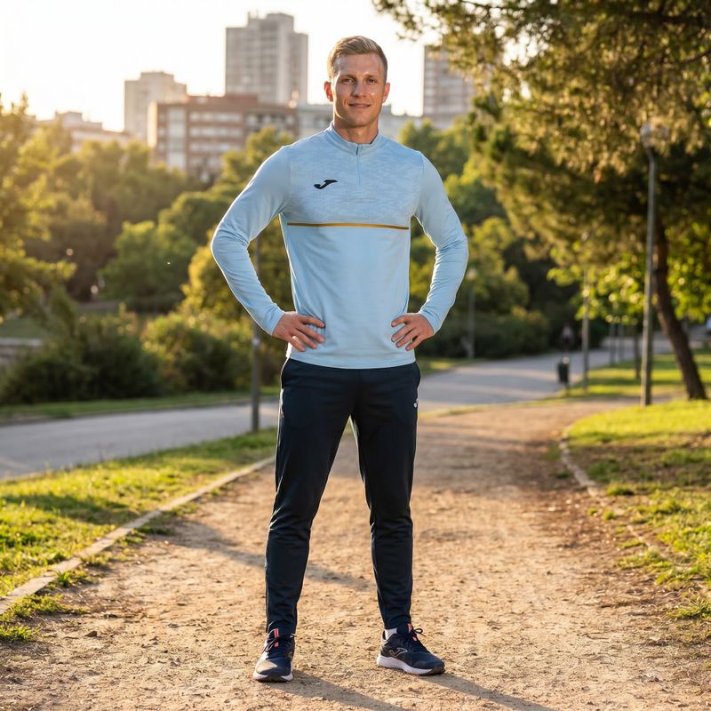 Férfi Joma Record III futó melegítőfelső világoskék 6