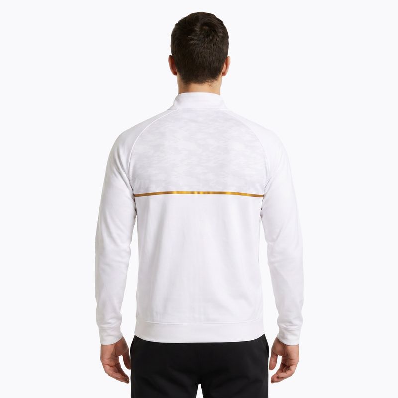 Férfi Joma Record III Full Zip futópulóver fehér 2