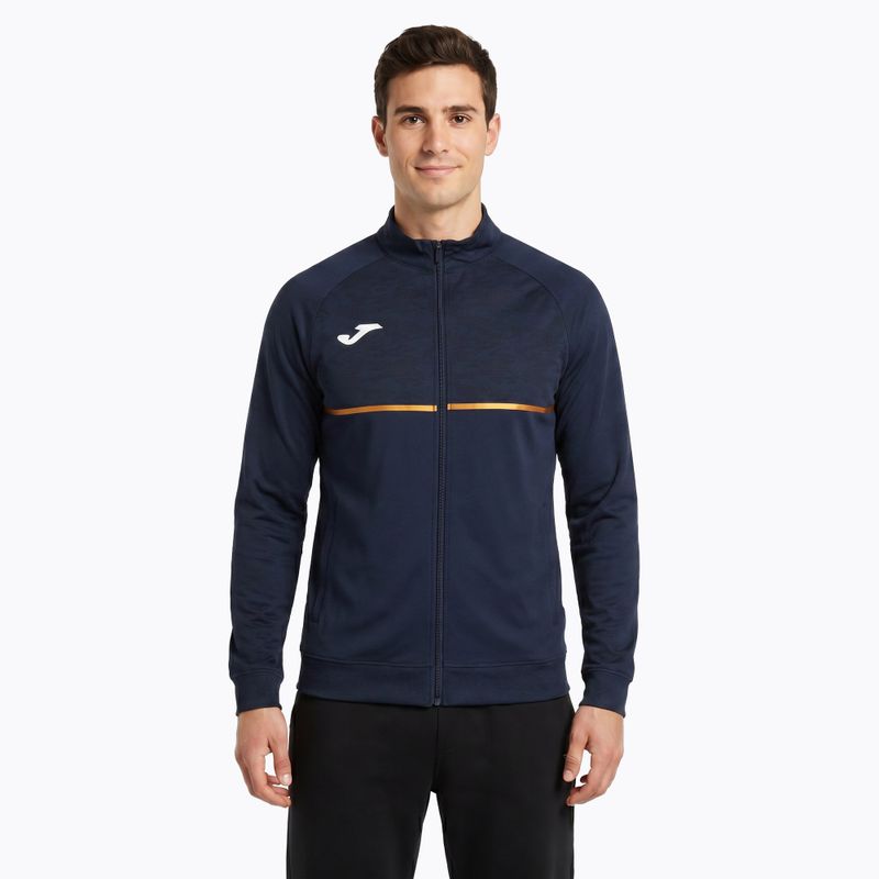 Férfi Joma Record III Full Zip futó melegítőfelső navy