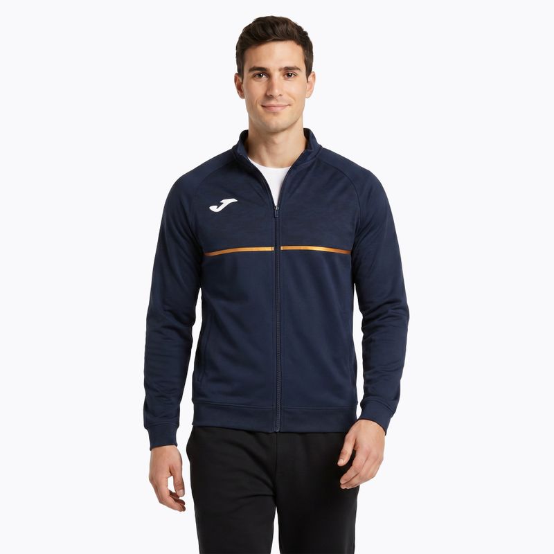 Férfi Joma Record III Full Zip futó melegítőfelső navy 3