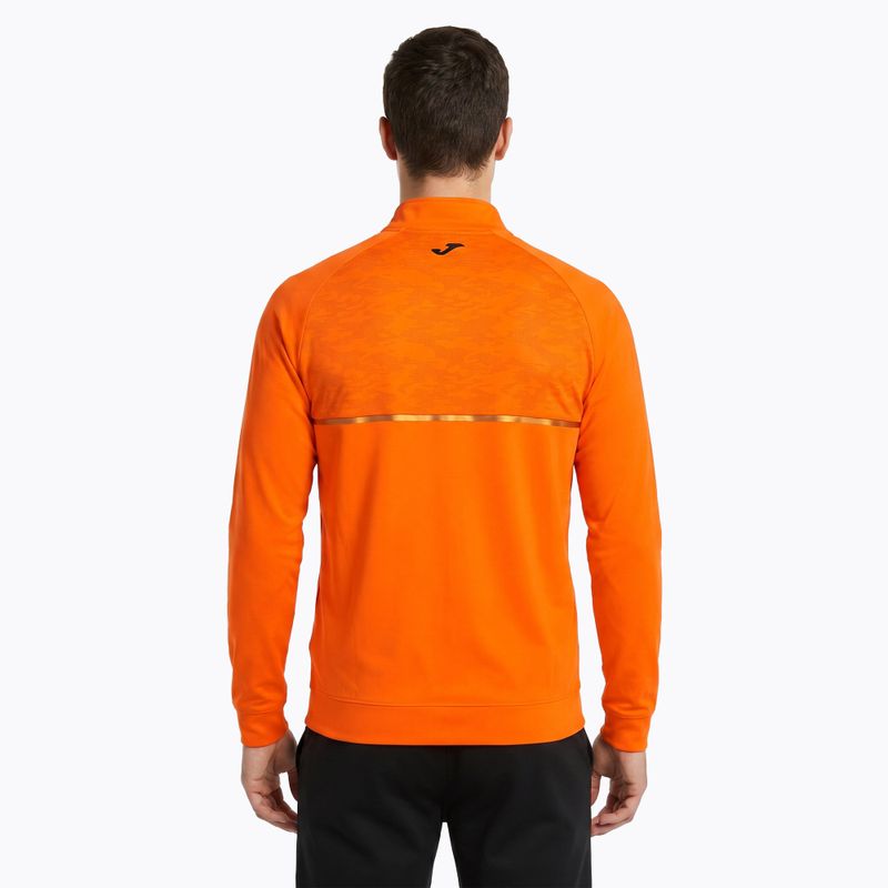 Férfi Joma Record III Full Zip futópulóver narancssárga színben 2