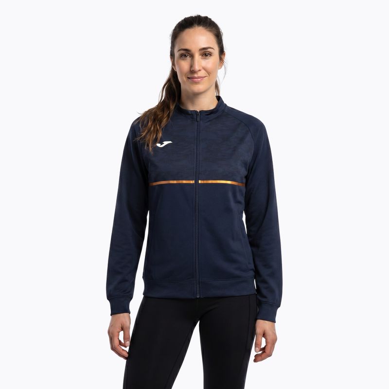 Női Joma Record III Full Zip futó melegítőfelső navy