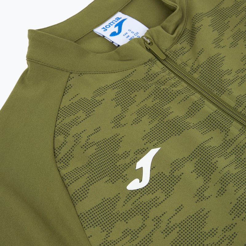 Női Joma Record III Full Zip zöld futó melegítőfelső 3