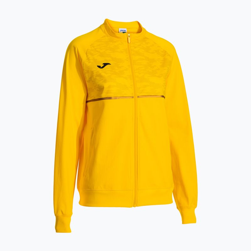 Női Joma Record III Full Zip futó melegítőfelső sárga