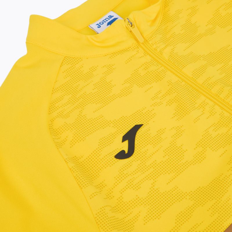 Női Joma Record III Full Zip futó melegítőfelső sárga 3