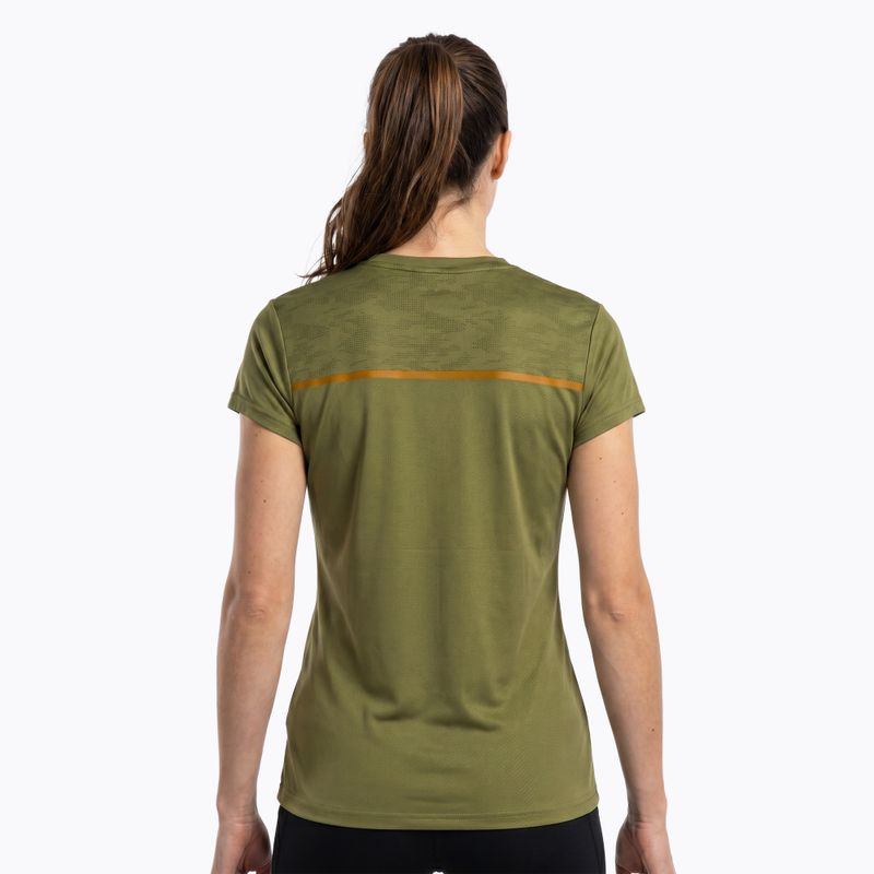 Joma Record III női futópóló khaki színben 2