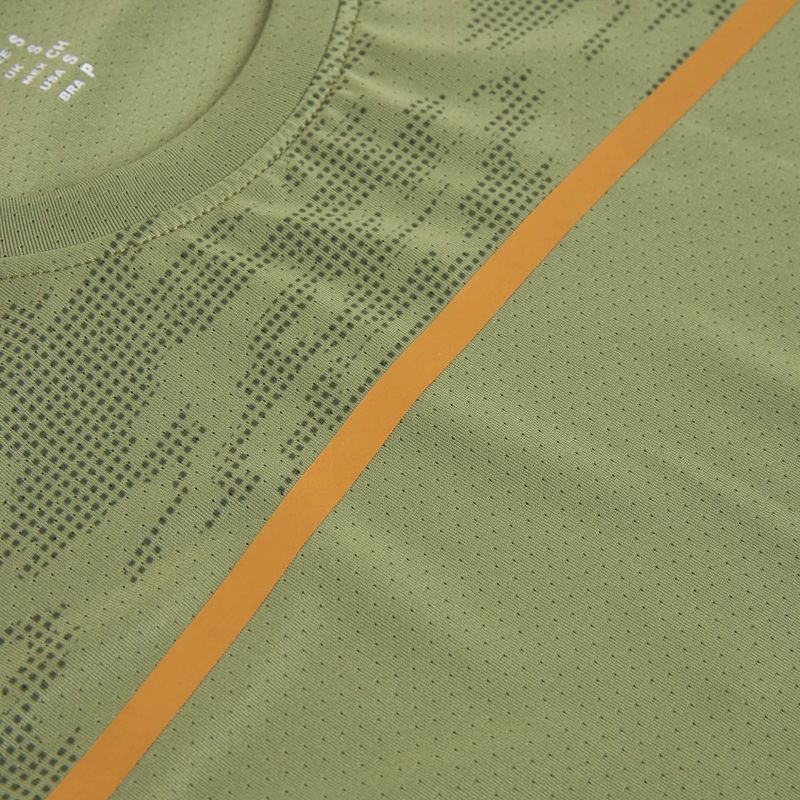 Joma Record III női futópóló khaki színben 7