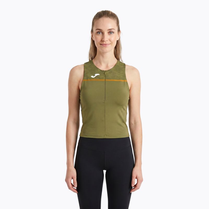Női Joma Record III Top khaki színű futópóló
