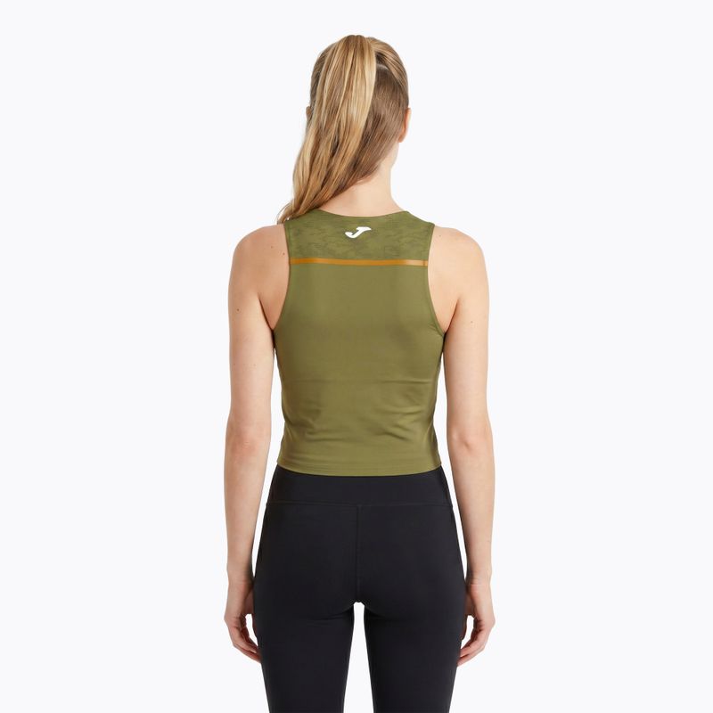 Női Joma Record III Top khaki színű futópóló 3