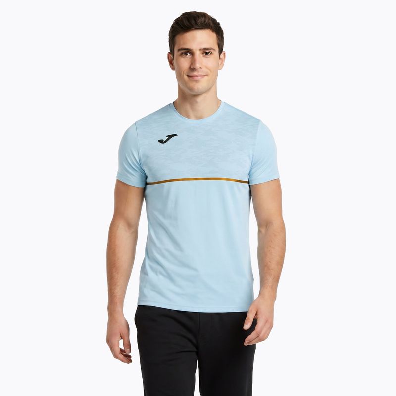 Joma Record III férfi futópóló világoskék 2