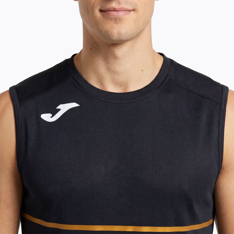 Férfi Joma Record III futópóló fekete 4