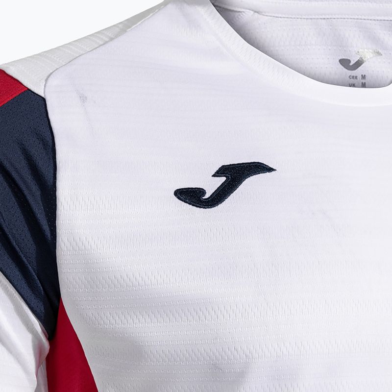 Férfi Joma Montreal póló fehér/piros 6