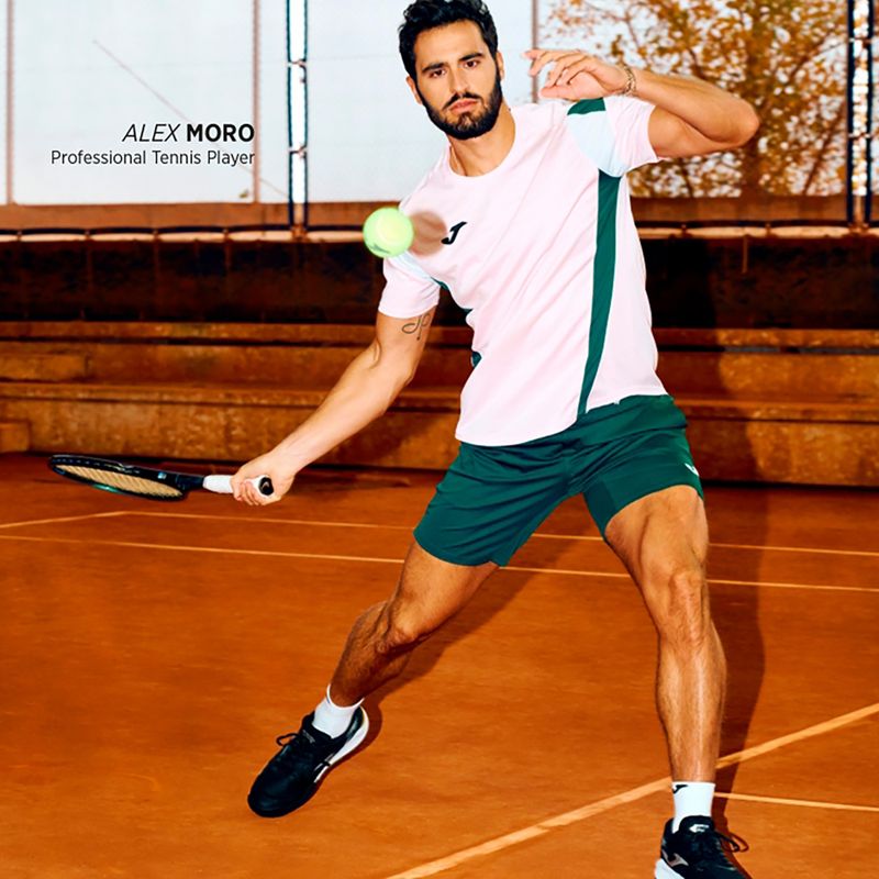 Férfi póló Joma Montreal pink/green 3