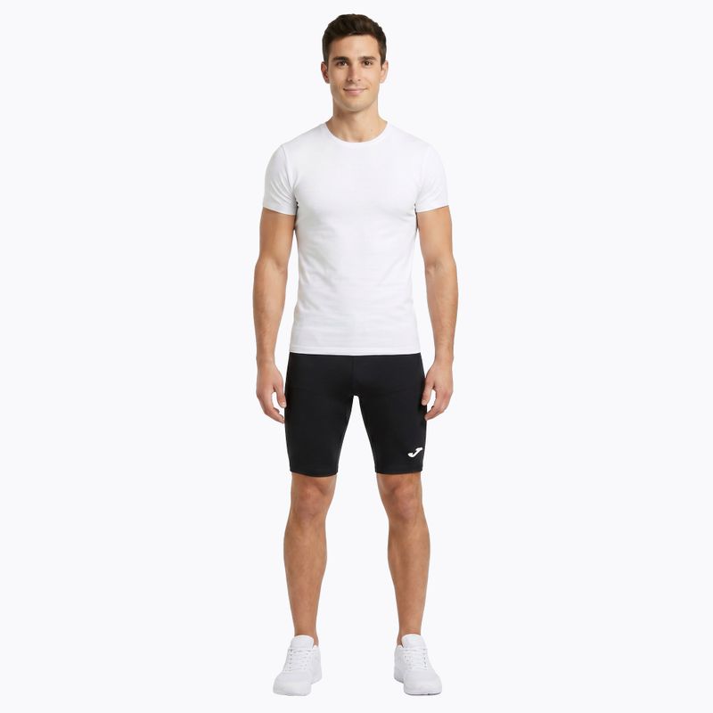Férfi Joma Record Tights futó rövidnadrág fekete 2