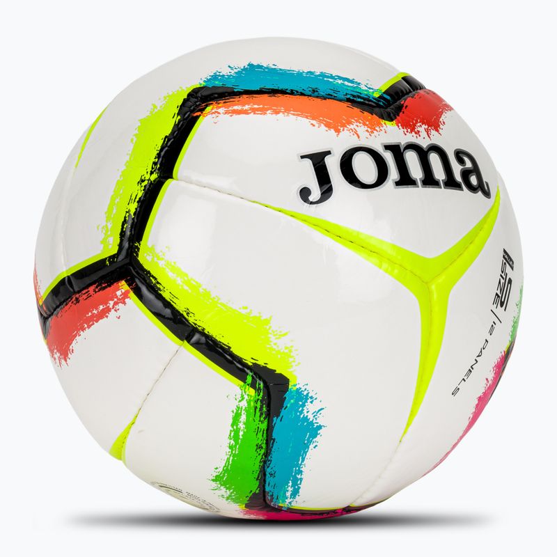 Joma Halley II fehér/fluor zöld focilabda, 5-ös méret 2