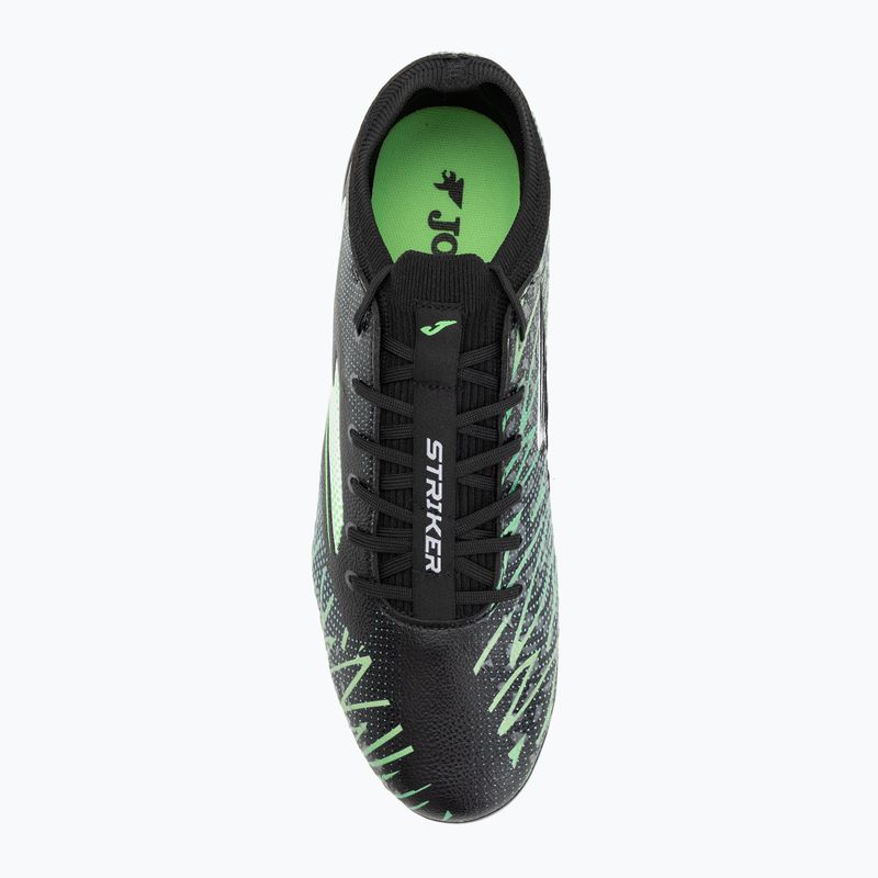 Joma Striker Top FG férfi futballcipő fekete/zöld 5