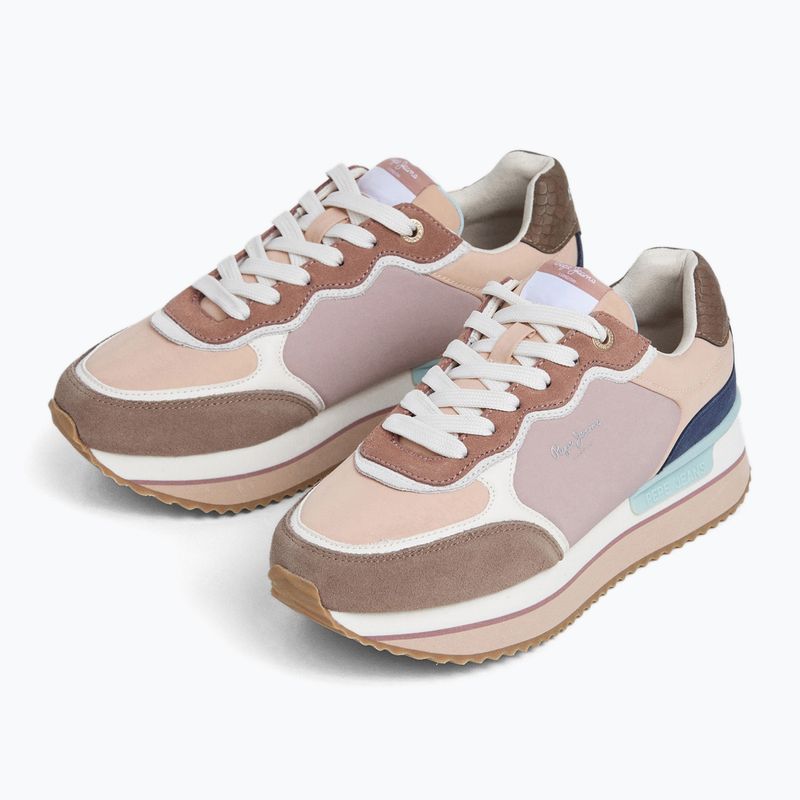 Női cipők Pepe Jeans Rusper Combi mud brown 2