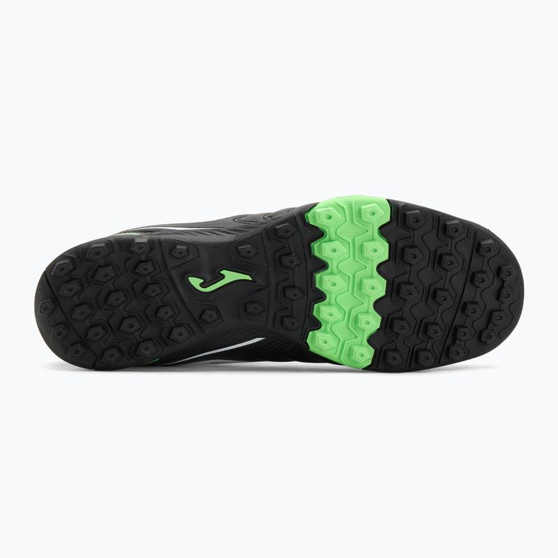 Joma Aguila TF férfi futballcipő fekete/fluor zöld 4