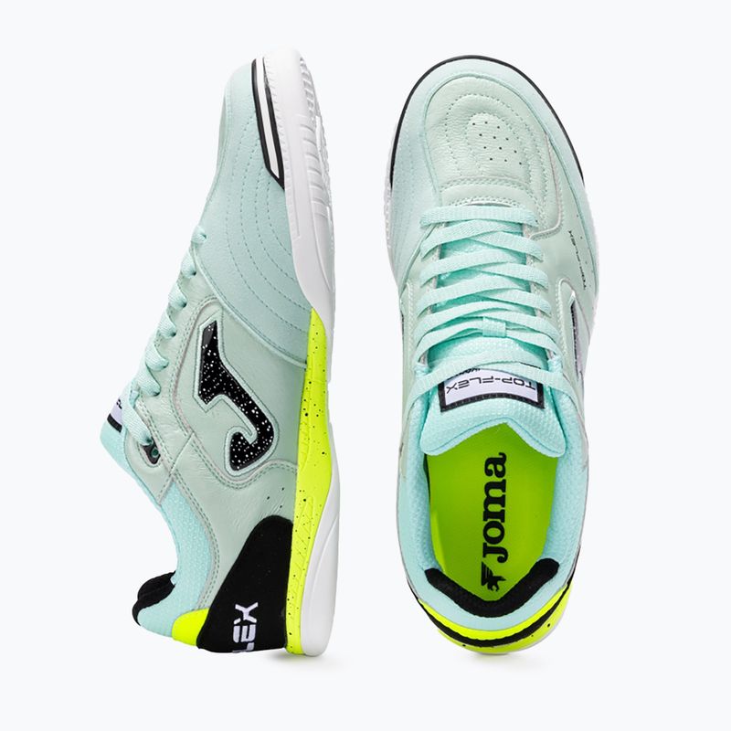 Férfi futballcipő Joma Top Flex IN türkiz színben 11