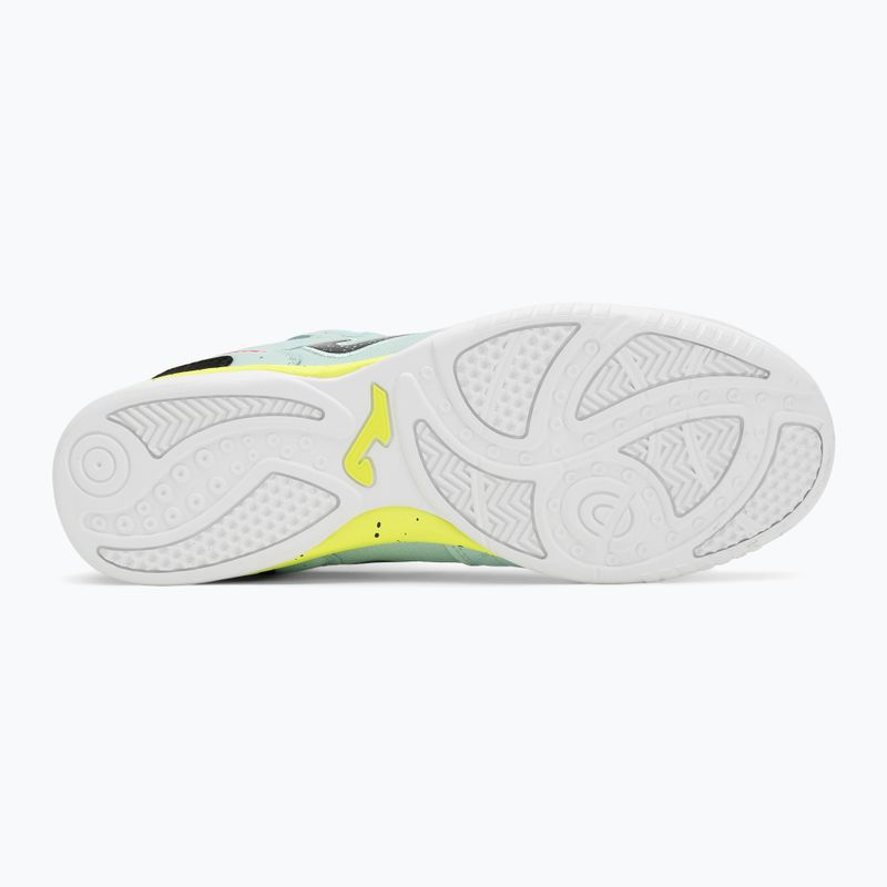 Férfi futballcipő Joma Top Flex IN türkiz színben 4