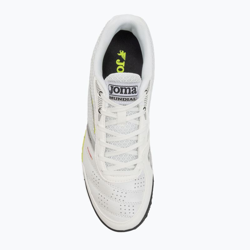 Férfi futballcipő Joma Mundial TF fehér 5