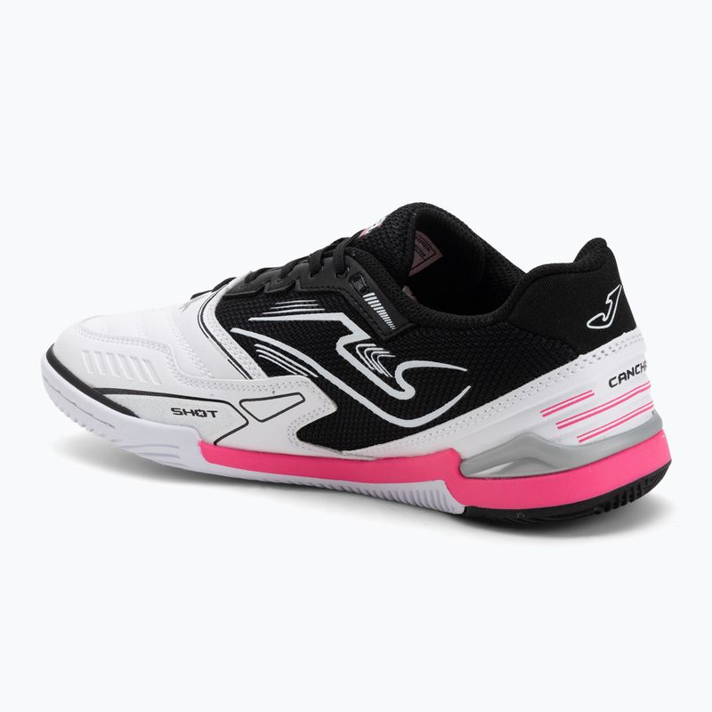 Férfi futballcipő Joma Cancha IN fehér/fekete 3