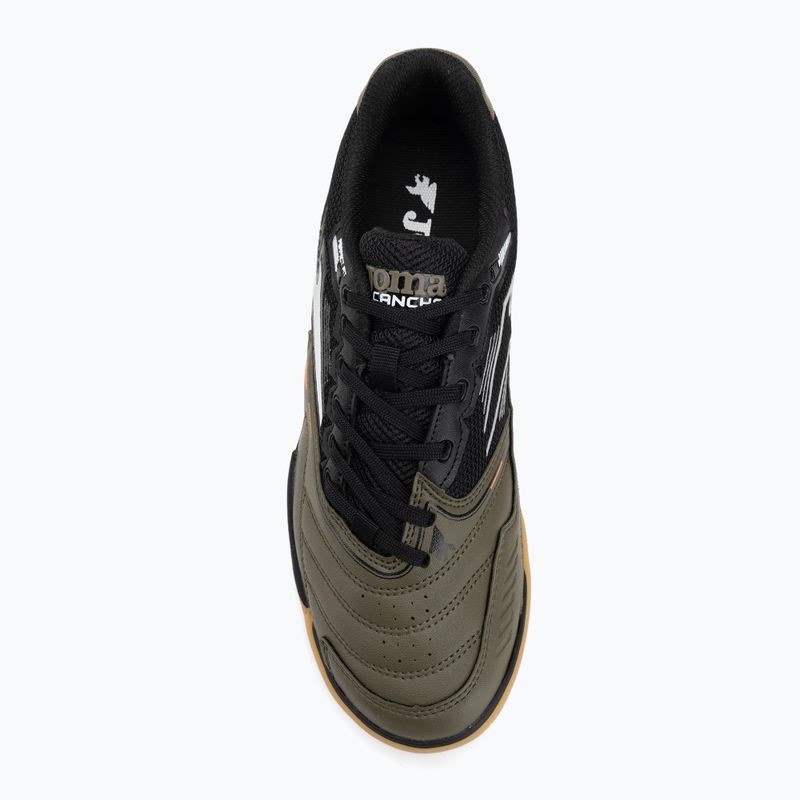 Joma Cancha IN khaki férfi futballcipő 5