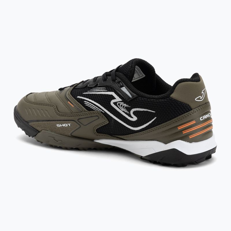Joma Cancha TF férfi futballcipő khaki színben 3