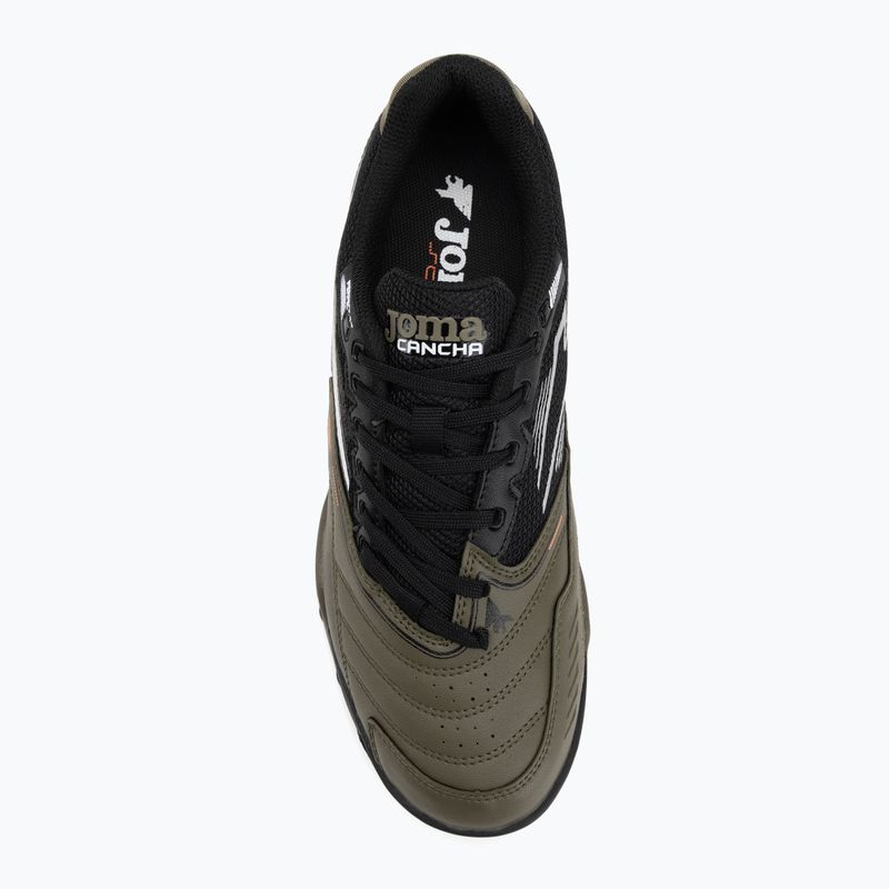 Joma Cancha TF férfi futballcipő khaki színben 5