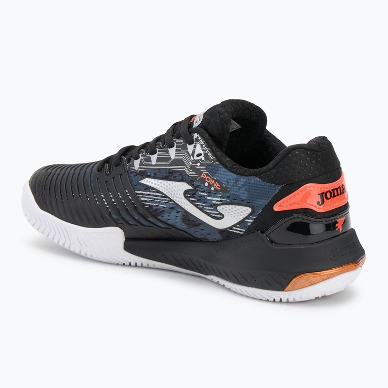 Férfi tenisz cipő Joma Point AC fekete 3
