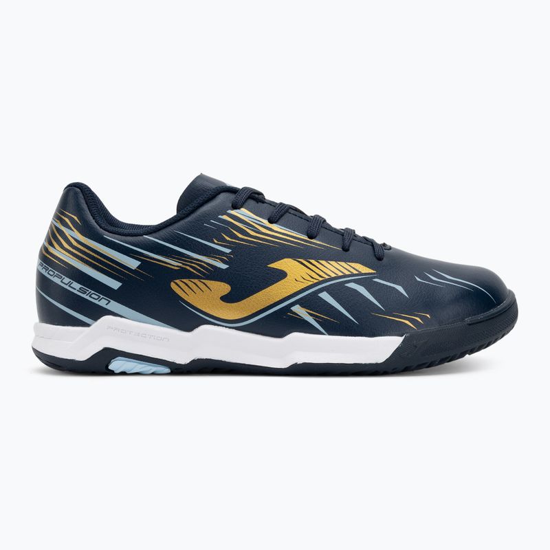 Joma Propulsion Jr IN tengerészkék gyermek focicipő 2