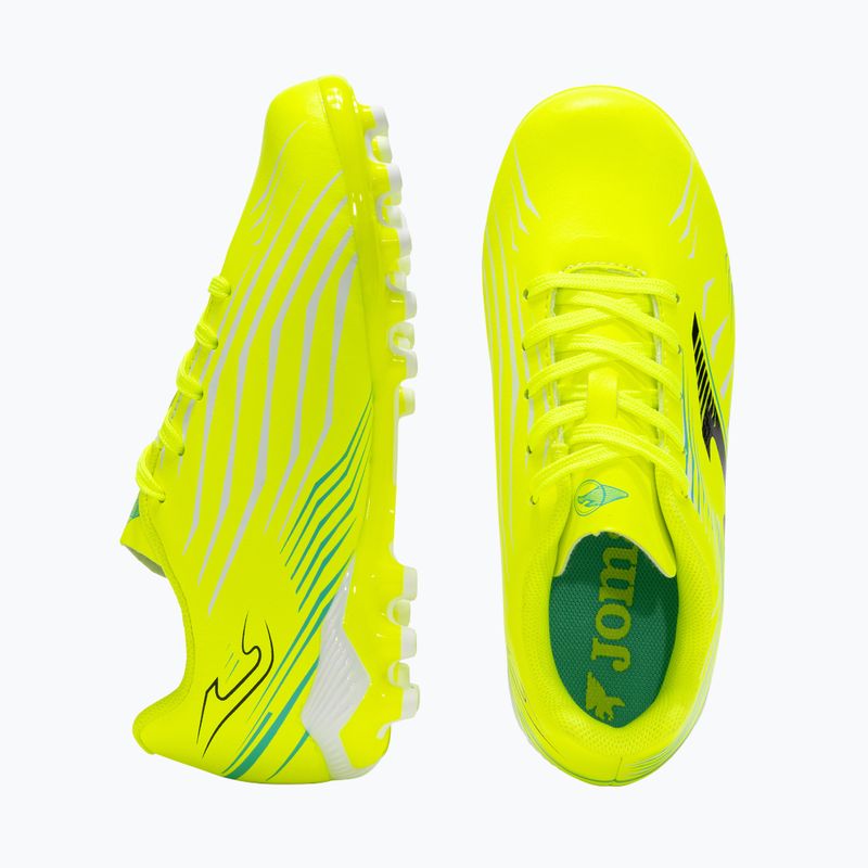 Gyerek focicipő Joma Propulsion Jr FG fluoreszkáló sárga 5