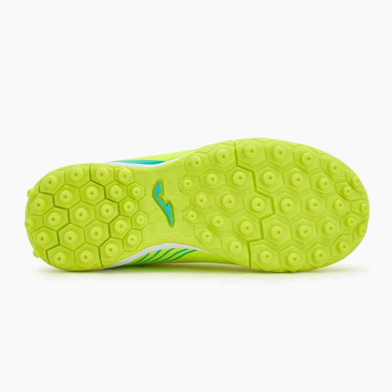 Gyerek focicipő Joma Propulsion Jr TF fluoreszkáló sárga 4