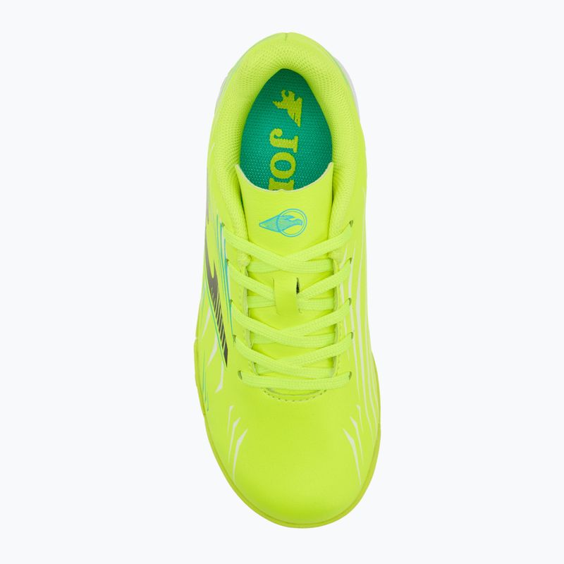 Gyerek focicipő Joma Propulsion Jr TF fluoreszkáló sárga 5