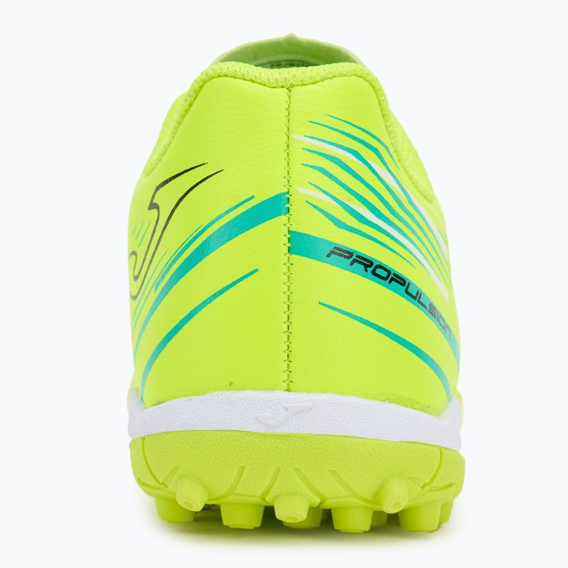Gyerek focicipő Joma Propulsion Jr TF fluoreszkáló sárga 6