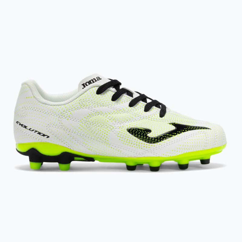Gyerek focicipő Joma Evolution Jr FG fehér 8