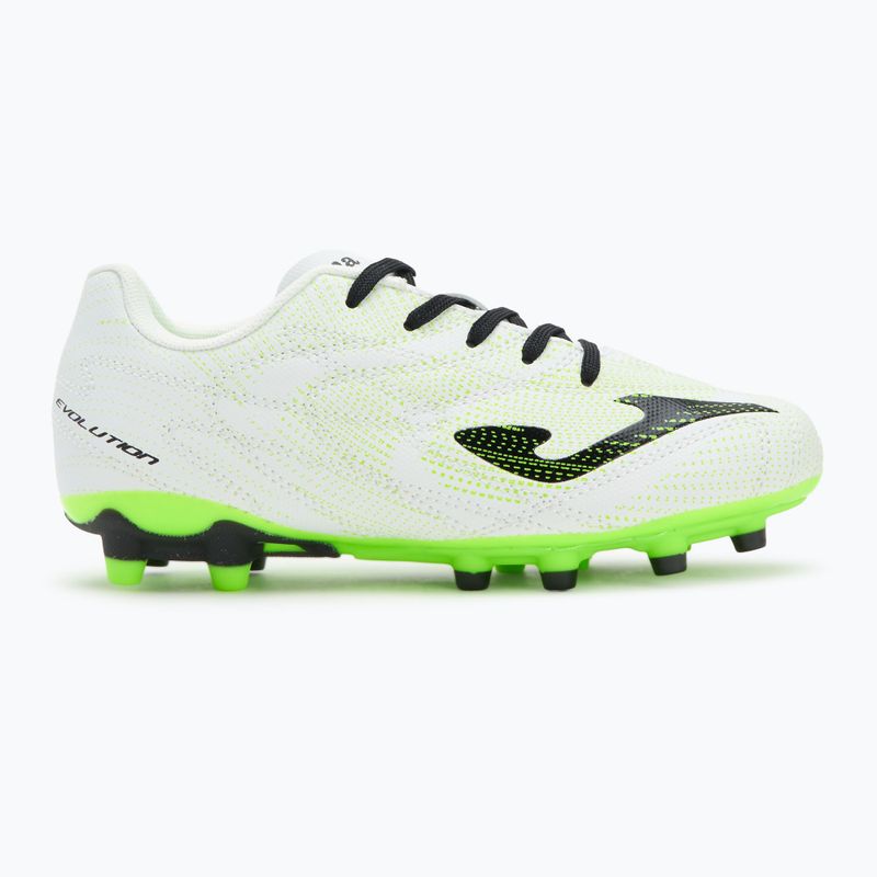 Gyerek focicipő Joma Evolution Jr FG fehér 2