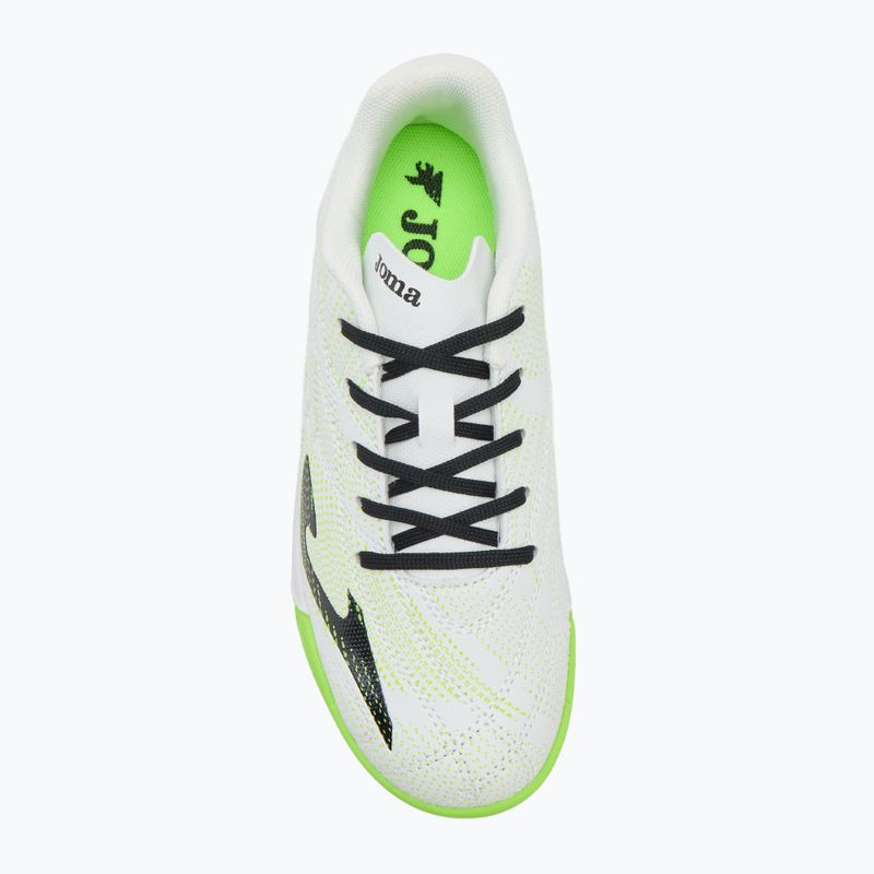 Gyerek focicipő Joma Evolution Jr IN fehér 5